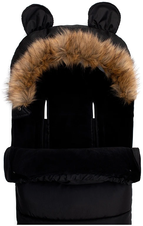 Зимовий конверт MoMi Sleeping bag black