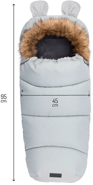 Зимовий конверт MoMi Sleeping bag gray