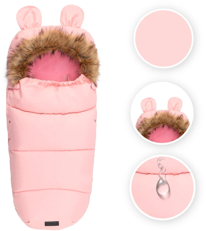 Зимовий конверт MoMi Sleeping bag pink