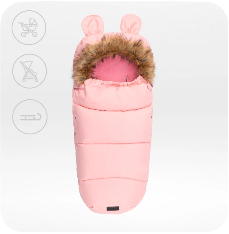 Зимовий конверт MoMi Sleeping bag pink