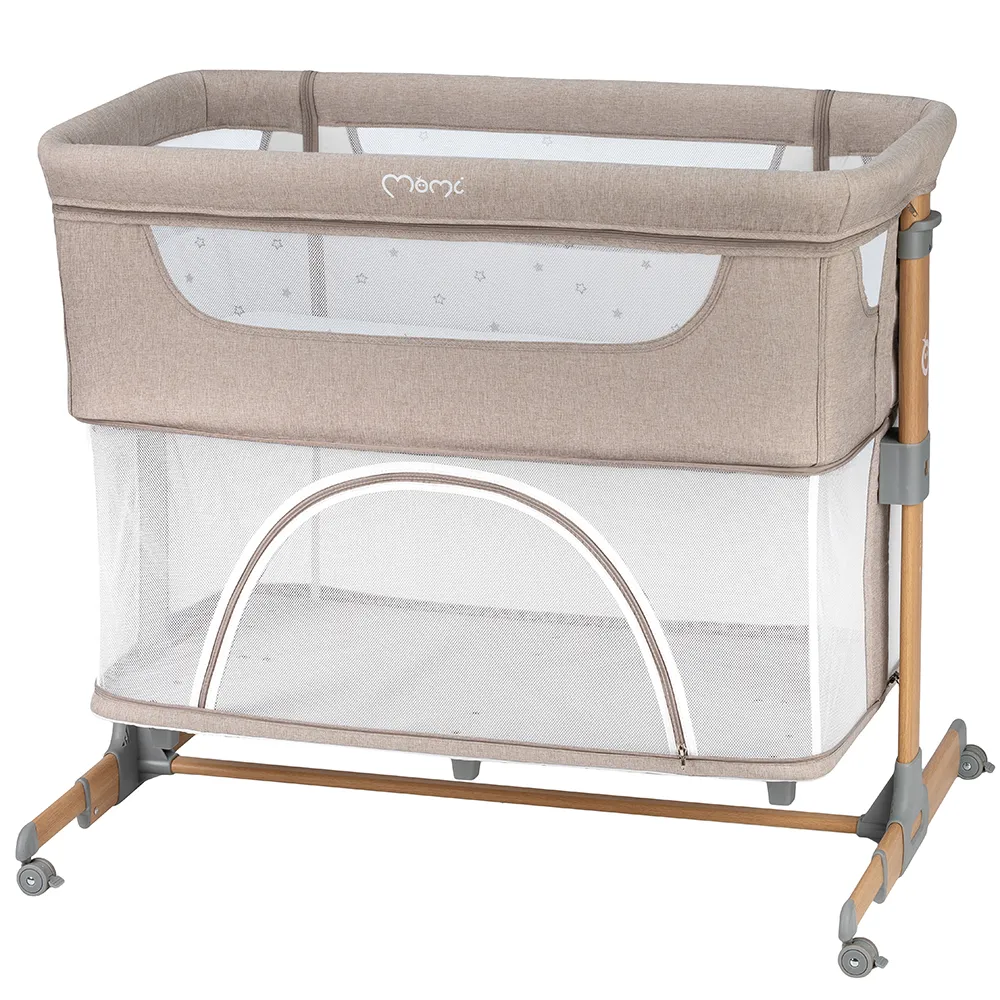 Приставне ліжечко 4 в 1 MoMI SMART BED Beige