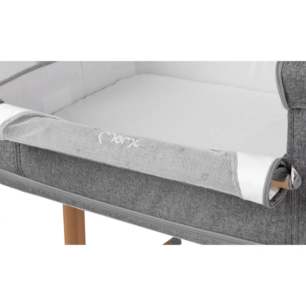 Приставне ліжечко 4 в 1 MoMI SMART BED Gray