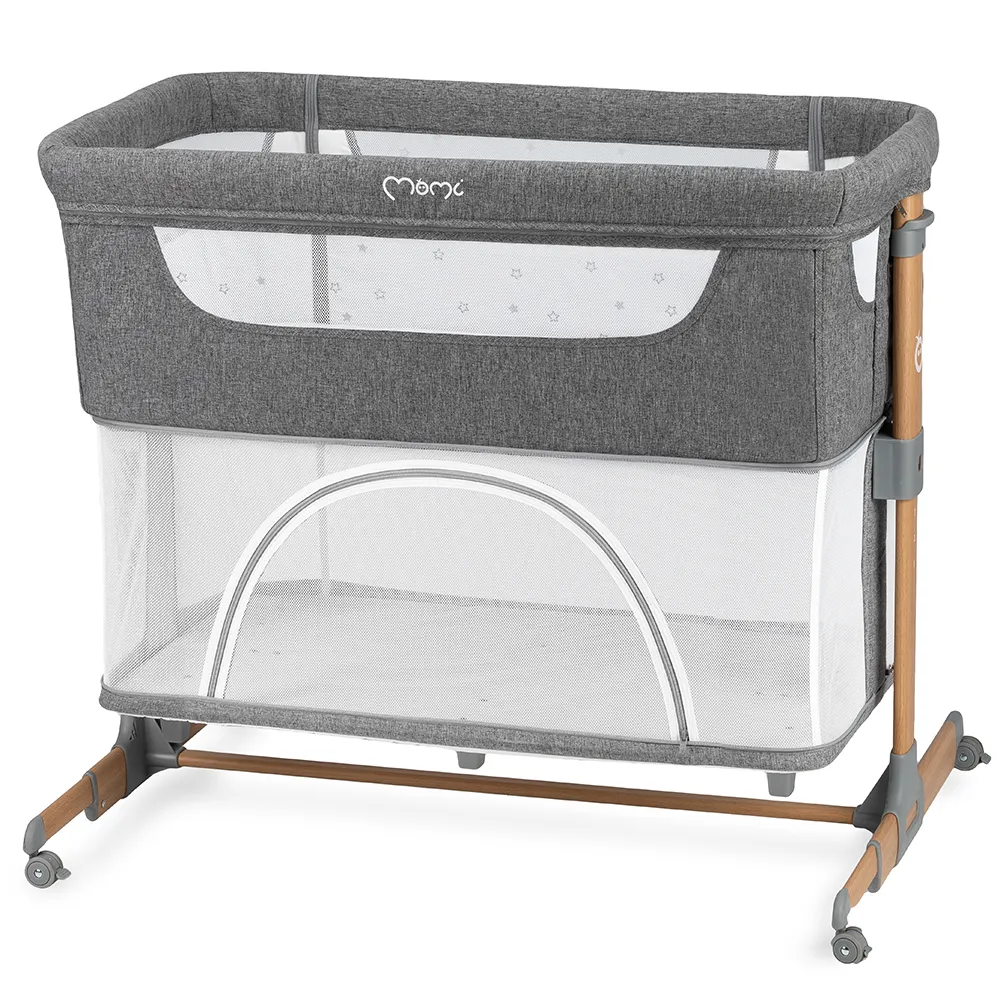 Приставне ліжечко 4 в 1 MoMI SMART BED Gray