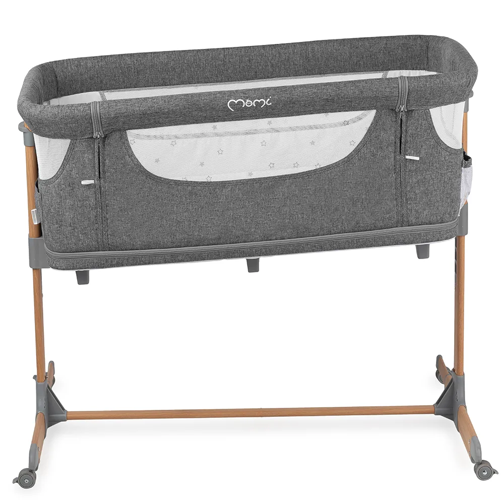 Приставне ліжечко 4 в 1 MoMI SMART BED Gray