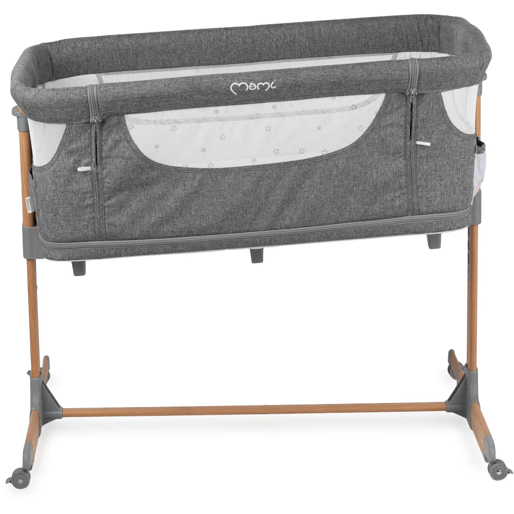 Приставне ліжечко 4 в 1 MoMI SMART BED Gray