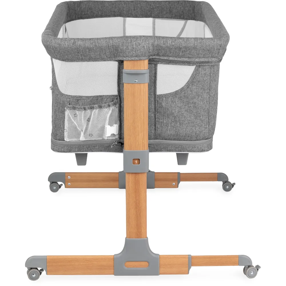 Приставне ліжечко 4 в 1 MoMI SMART BED Gray