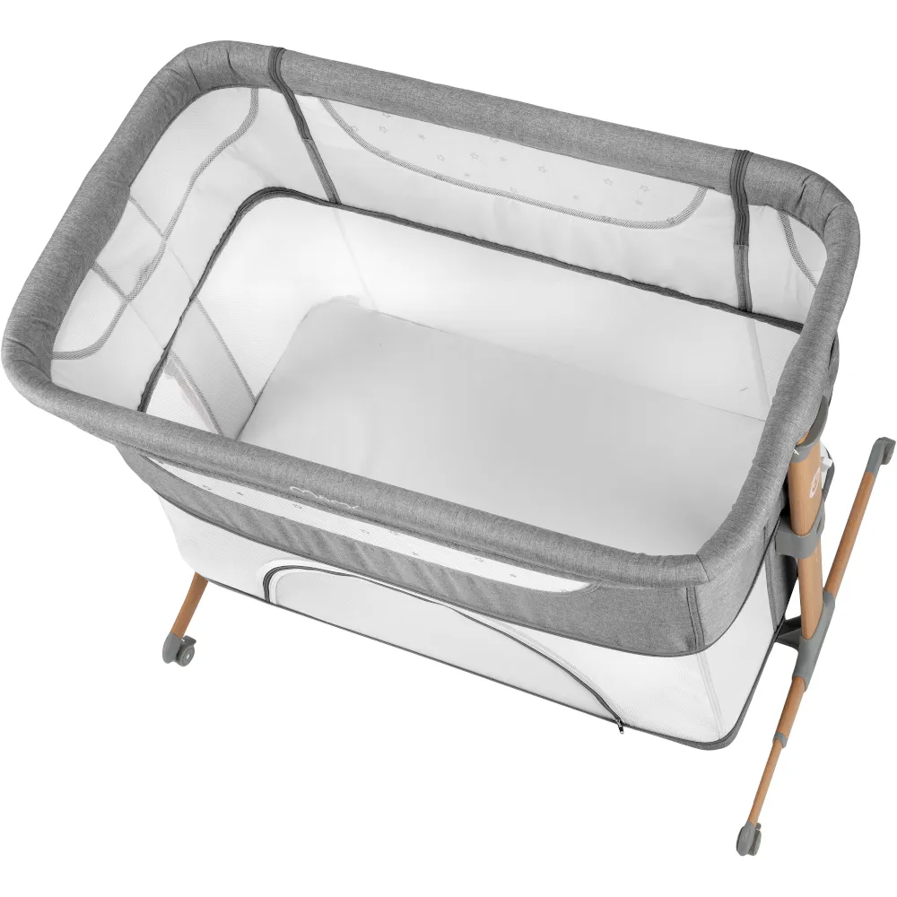 Приставне ліжечко 4 в 1 MoMI SMART BED Gray