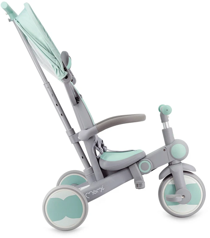 Дитячий триколісний велосипед 4 у 1 MoMi SOLIVIA green