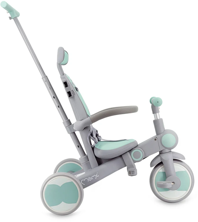 Дитячий триколісний велосипед 4 у 1 MoMi SOLIVIA green