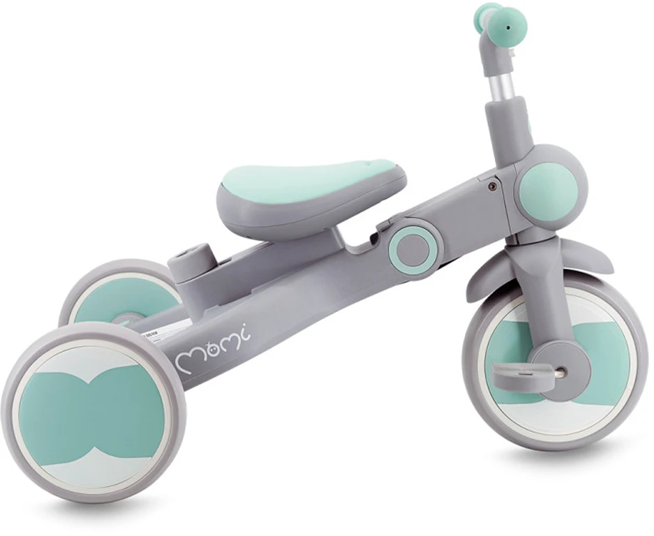Дитячий триколісний велосипед 4 у 1 MoMi SOLIVIA green