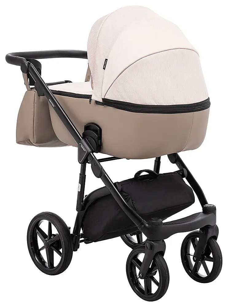 Детская коляска 2 в 1 Adamex Nola PS-160 бежевый / капучино