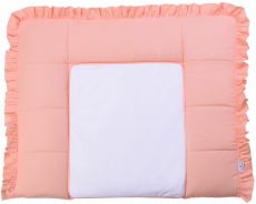 Пеленальний матрац 72х80 см Baby Veres Macaroon Peach, 0-12 міс, 100% бавовна, 1 пелюшка водонепроникна