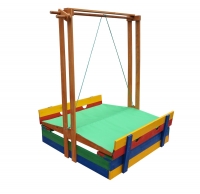 Песочница деревянная цветная SportBaby 10