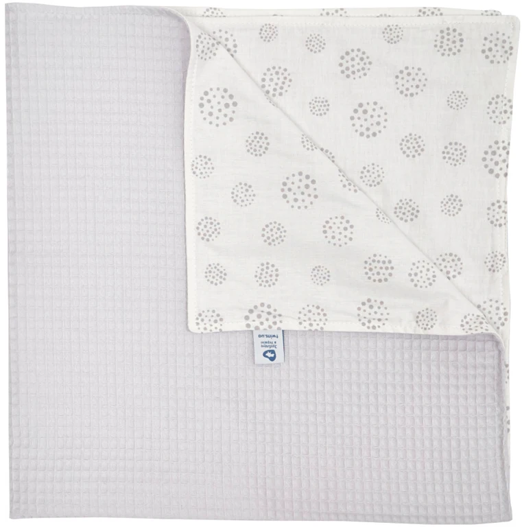 Плед Twins Waffle Summer 80x80 1463-TWSum-10, grey
