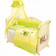 Постельный комплект 6 эл Twins Evo Лягушонки 4037-А-014, green