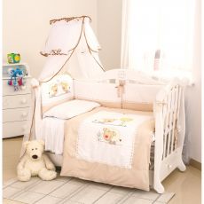 Постельный комплект 6 эл Twins Evo Овечки 4073-A-030, beige, 120 × 60 см, 100% хлопок