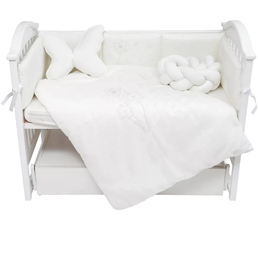 Постільний комплект 8 ел Babycentre & Twins Кульбаба 4080-BTK-202, ecru