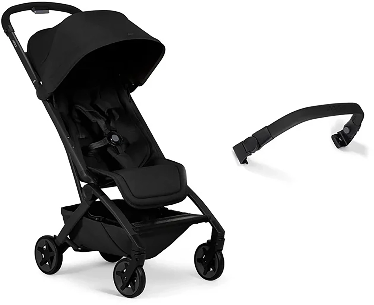 Прогулочная коляска Joolz Aer2 Space black с бампером и подстаканником