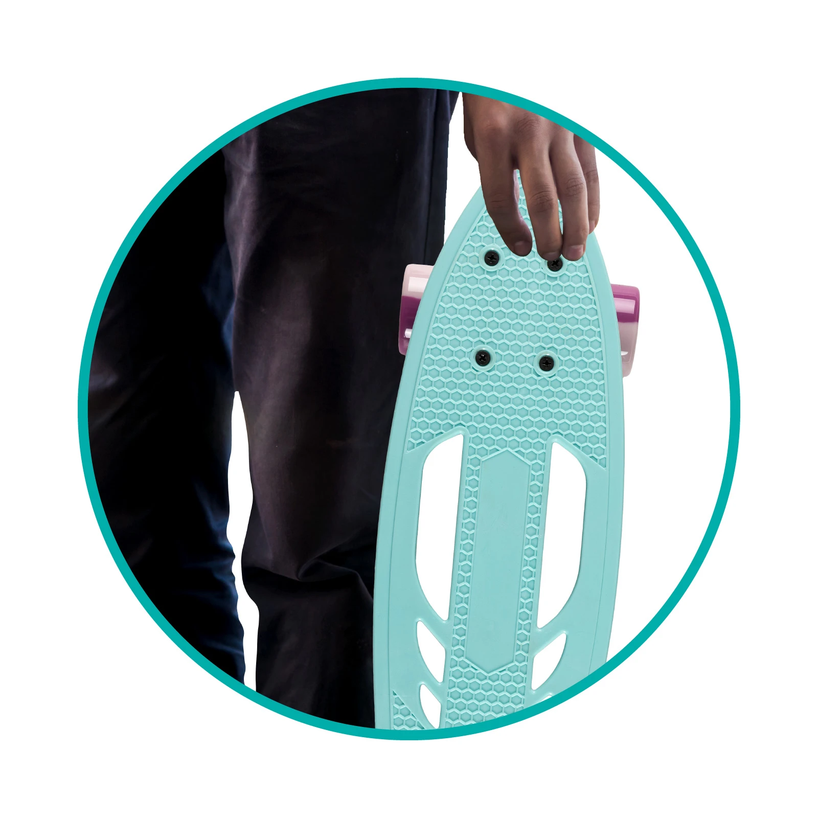 Скейтборд QKIDS GALAXY Light Blue