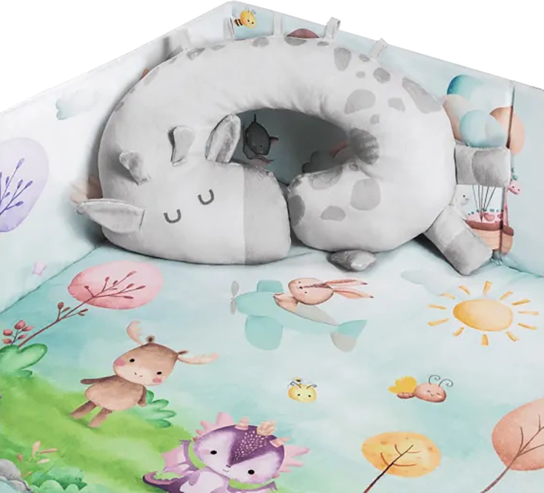 Розвиваючий ігровий килимок Lionelo Anika Natural