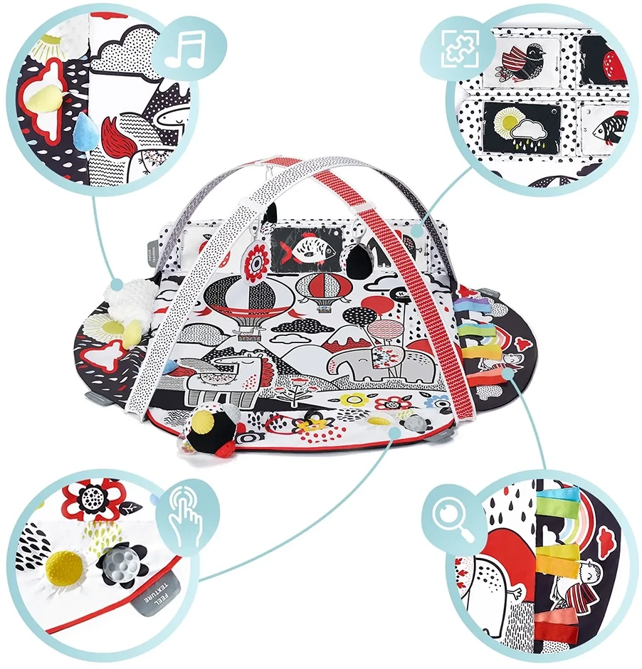 Развивающий коврик Kinderkraft 4SMART (KP4SMA00MUL0000)