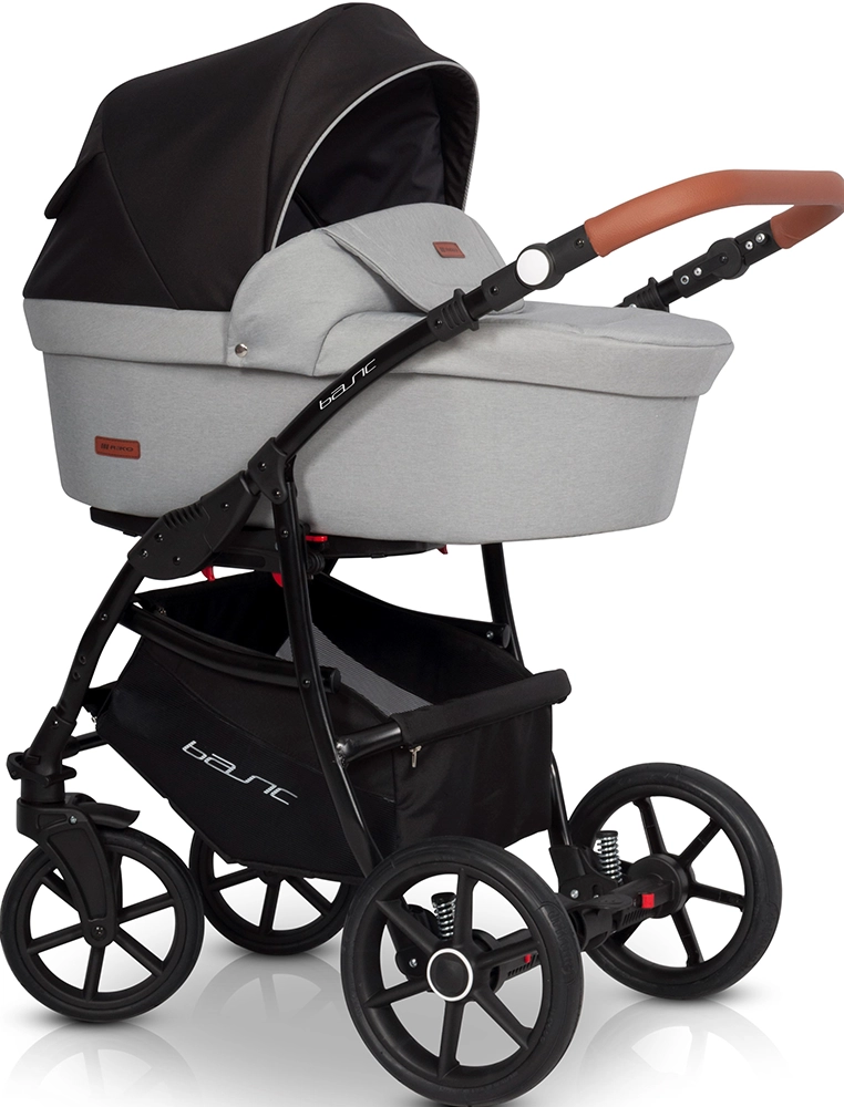 Детская коляска 2 в 1 Riko Basic 02 Grey Fox