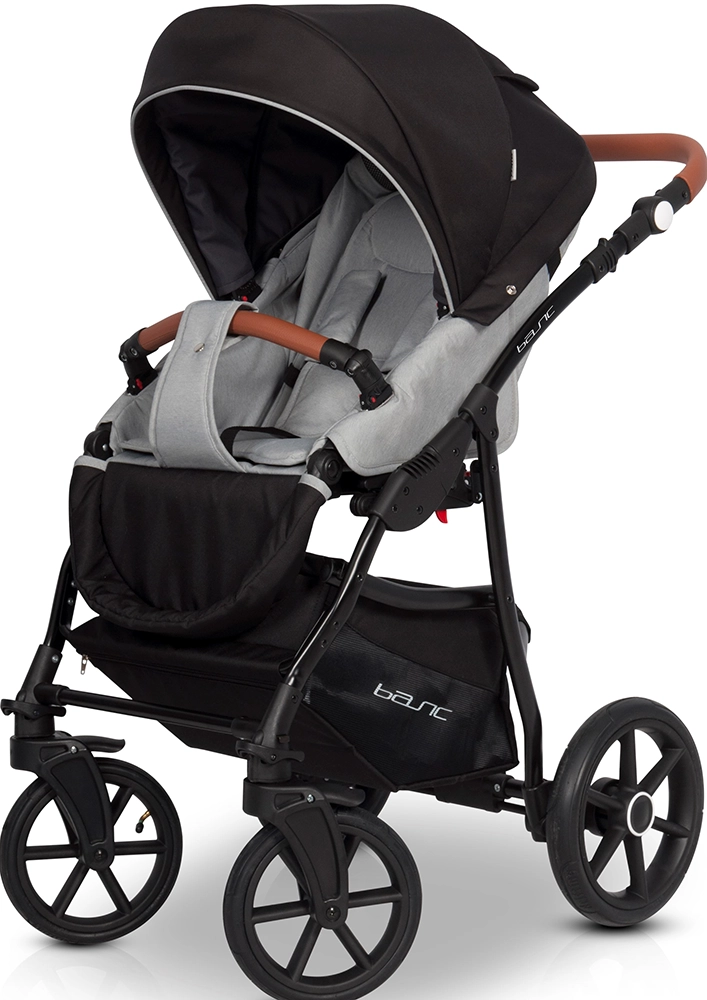 Детская коляска 2 в 1 Riko Basic 02 Grey Fox