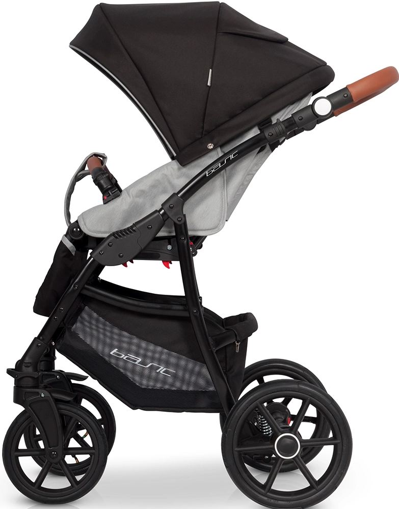 Детская коляска 2 в 1 Riko Basic 02 Grey Fox