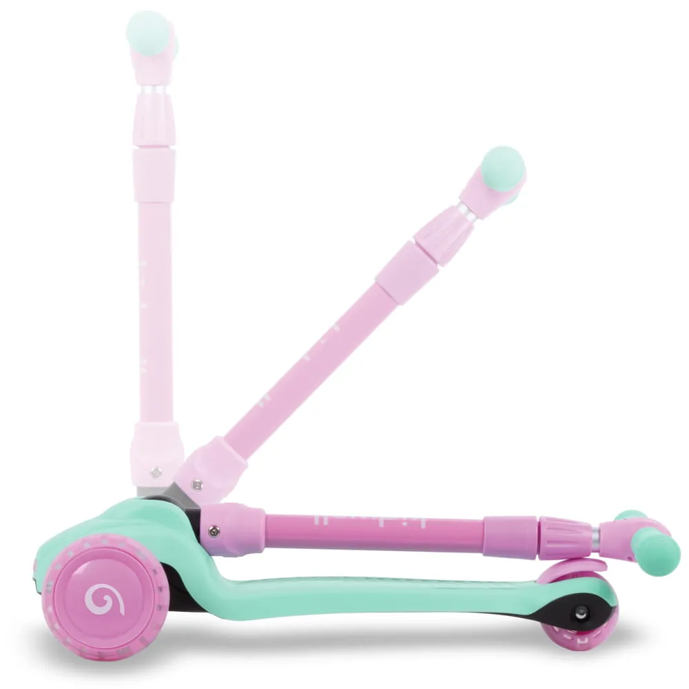 Трехколесный самокат Kidwell Jax Mint/Pink
