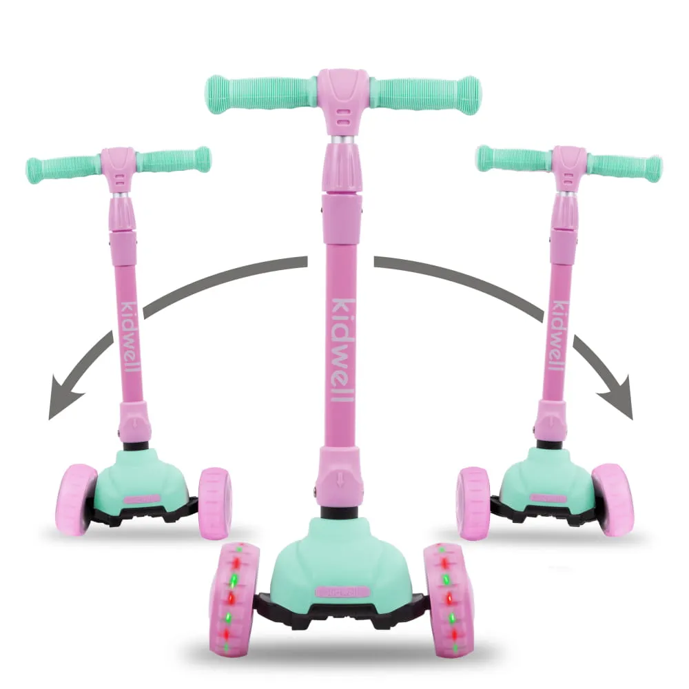 Трехколесный самокат Kidwell Jax Mint/Pink