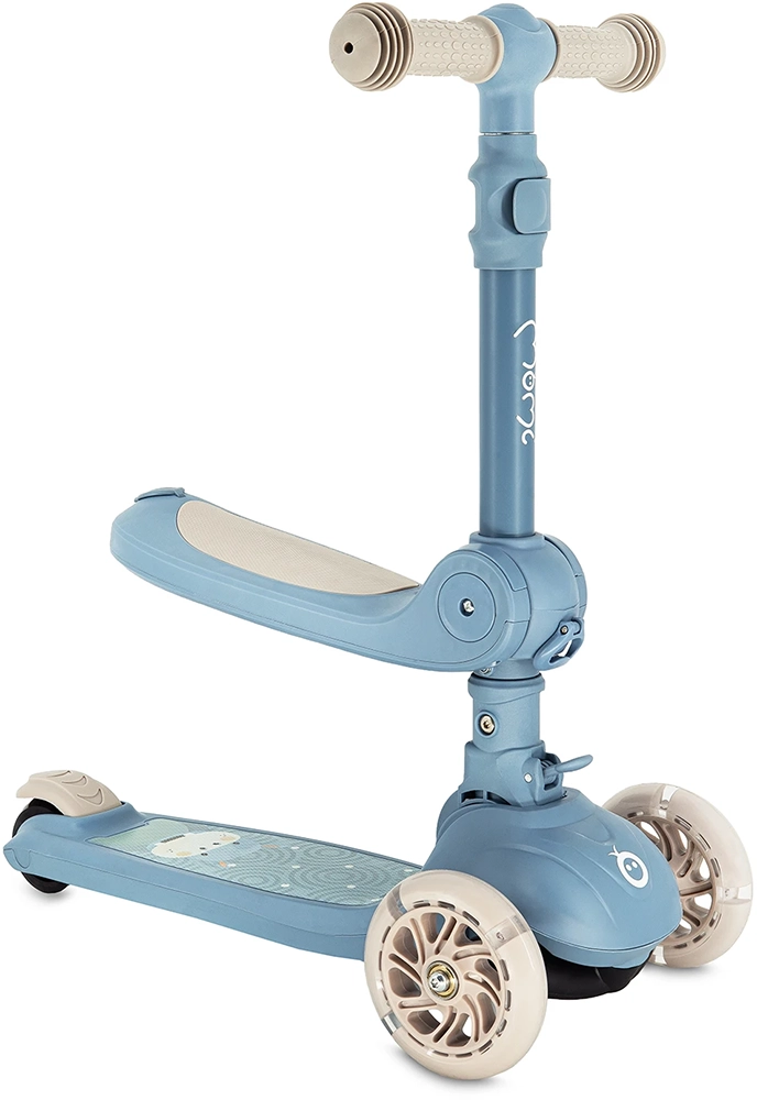 Самокат MoMi DEBE 2 в 1 blue