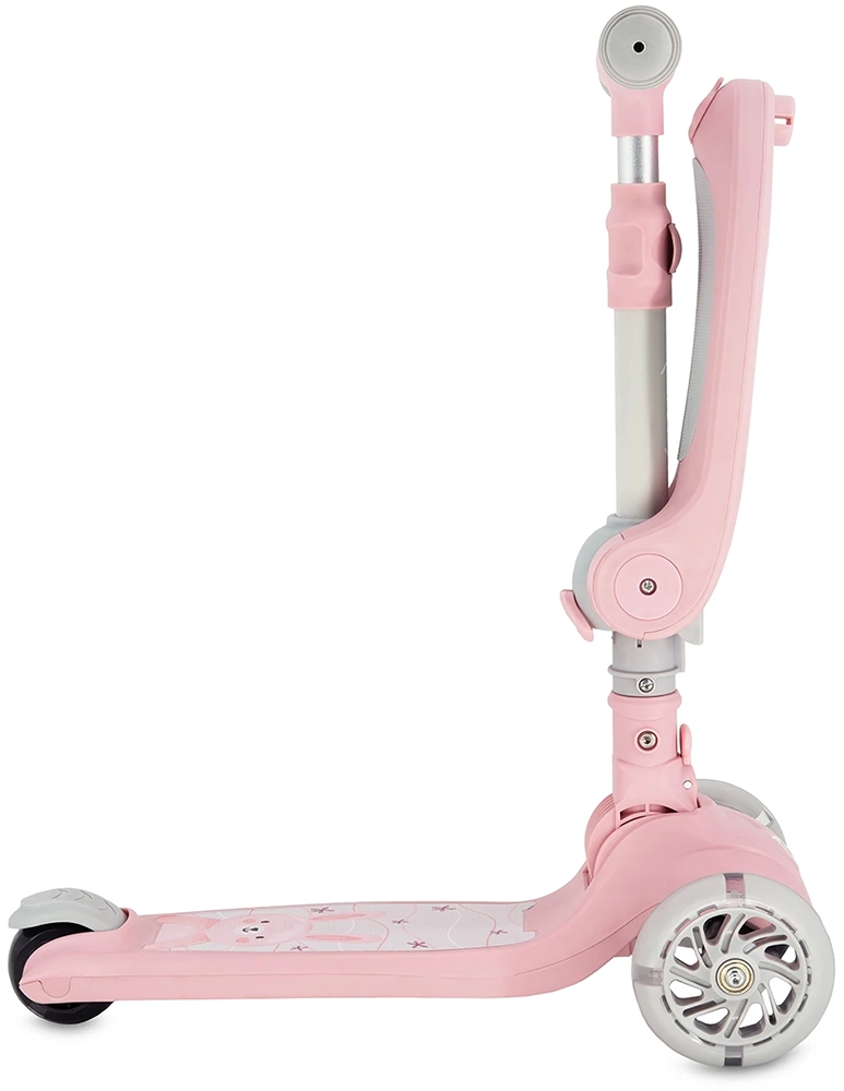 Самокат MoMi DEBE 2 в 1 pink