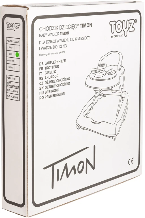 Ходунки 2 в 1 Сaretero Toyz Timon Mint