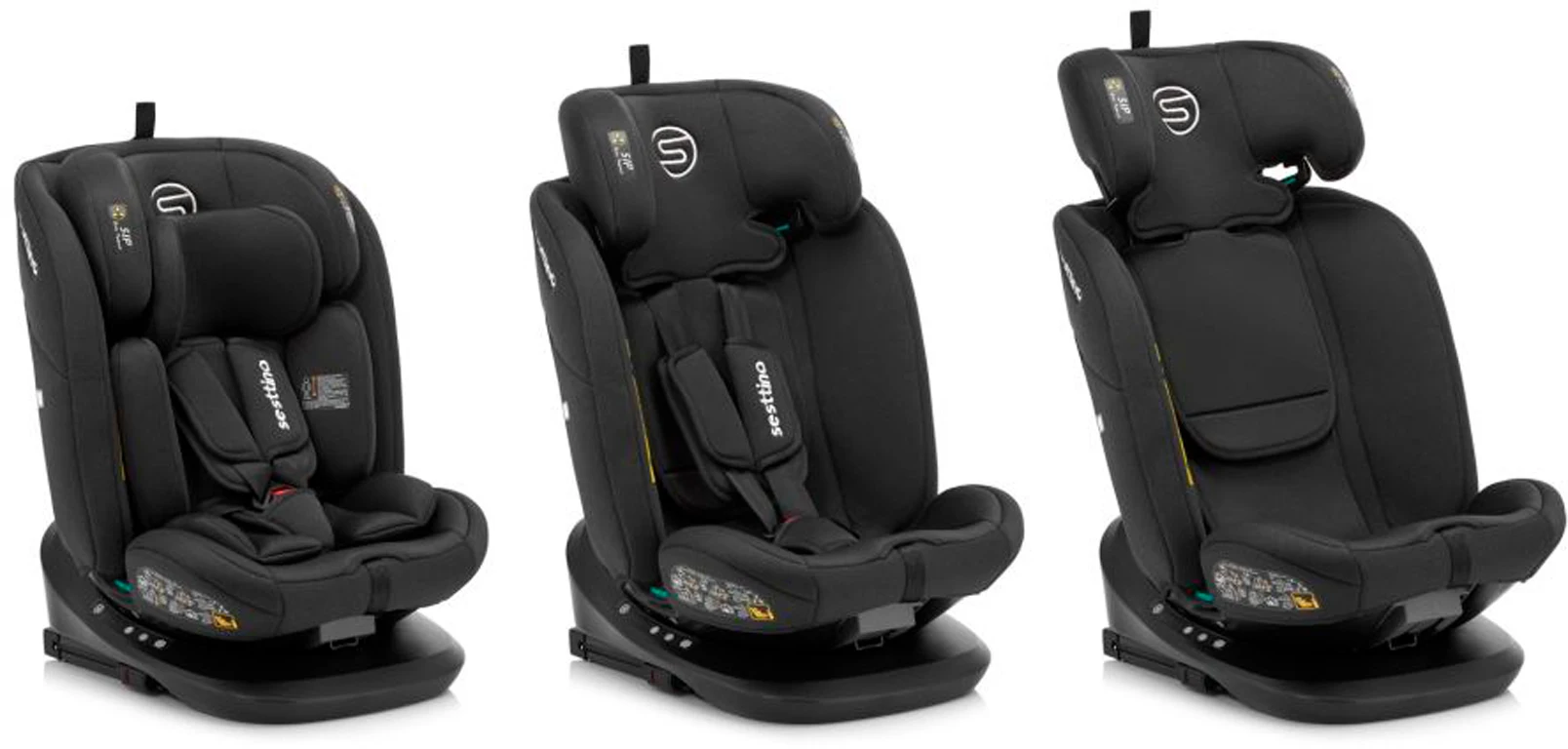 Автокресло Sesttino Oktagon Pro Black 40-150 см (0-36кг)
