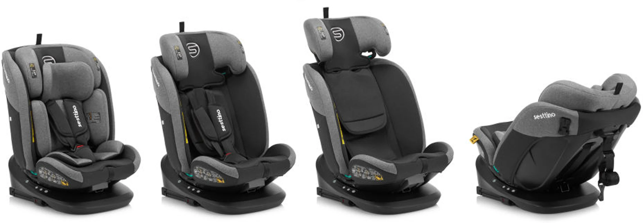 Автокресло Sesttino Oktagon Pro Gray 40-150 см (0-36кг)