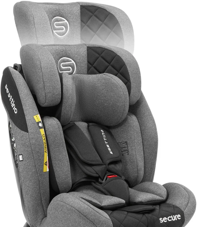 Автокрісло Sesttino Secure Pro Gray 40–150 см (0–36 кг)