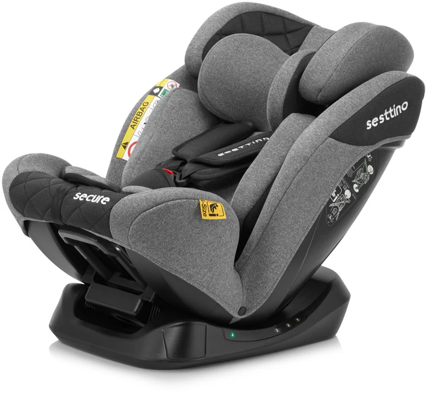 Автокрісло Sesttino Secure Pro Gray 40–150 см (0–36 кг)