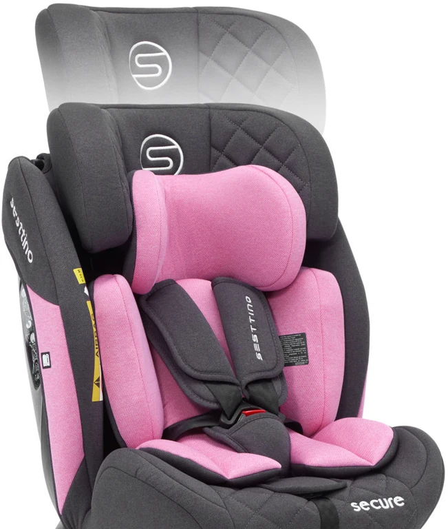 Автокресло Sesttino Secure Pro Pink 40–150 см (0–36 кг)