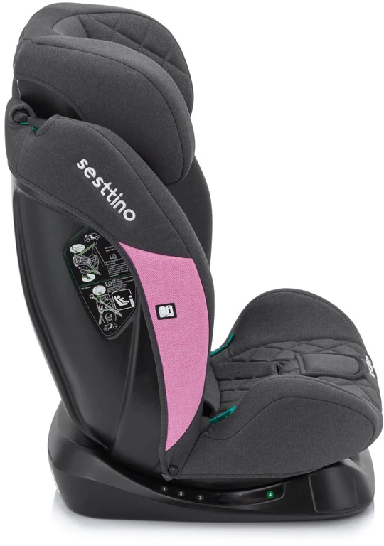 Автокресло Sesttino Secure Pro Pink 40–150 см (0–36 кг)