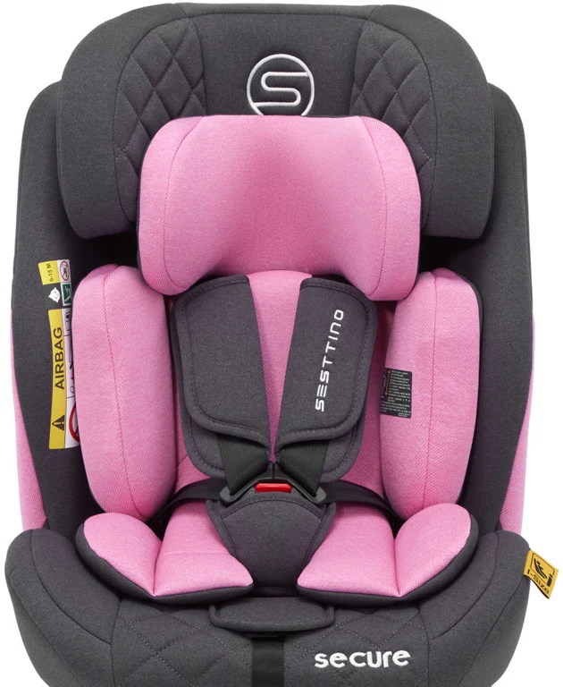 Автокресло Sesttino Secure Pro Pink 40–150 см (0–36 кг)