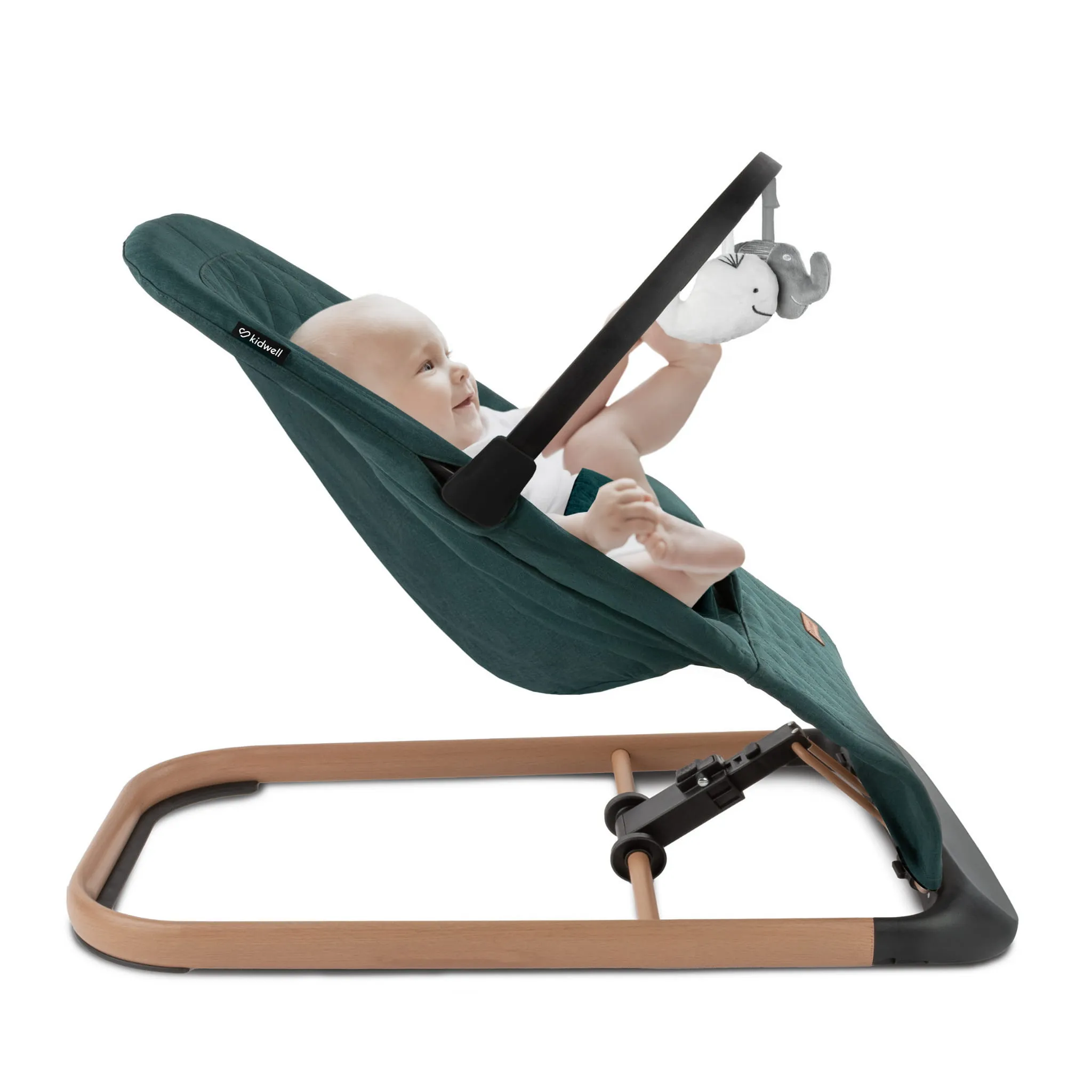 Шезлонг Kidwell Laro Green/Wooden
