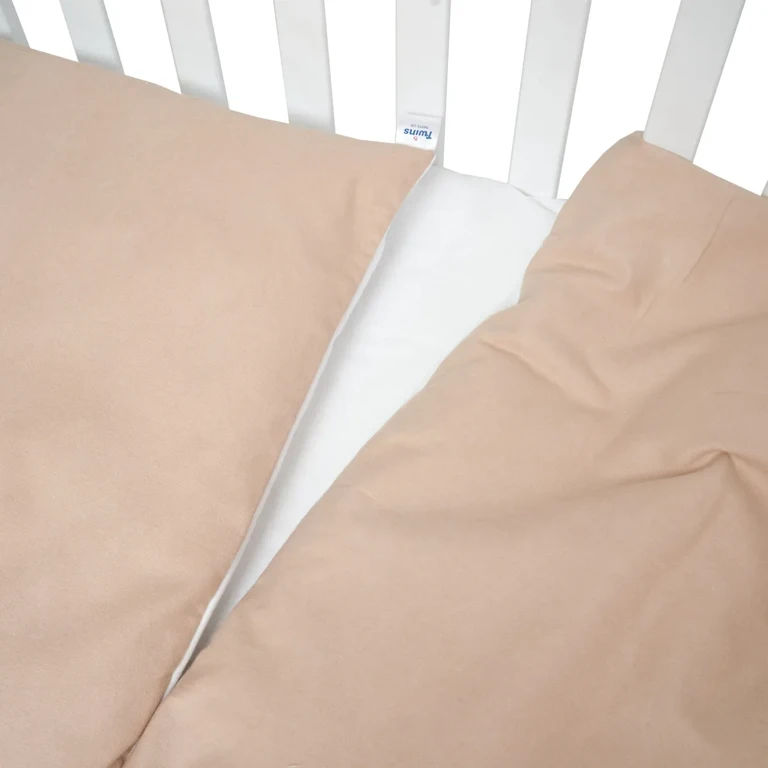 Сменная постель 3 эл. Twins Comfort Soft (фланель) 3010-TS-02C, беж/белый
