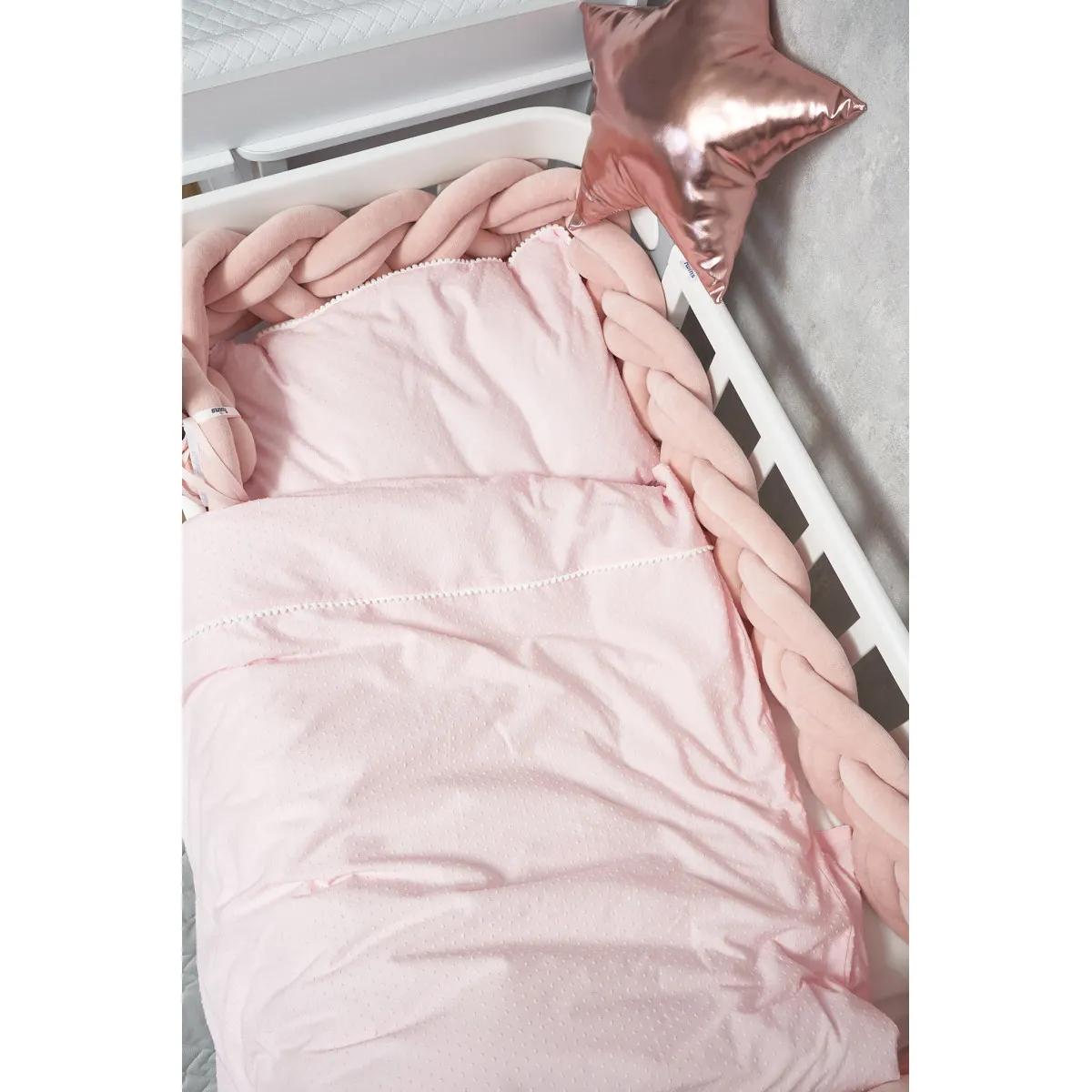 Змінна постіль 4 ел Twins Батист 3D 3034-TB-08, pink