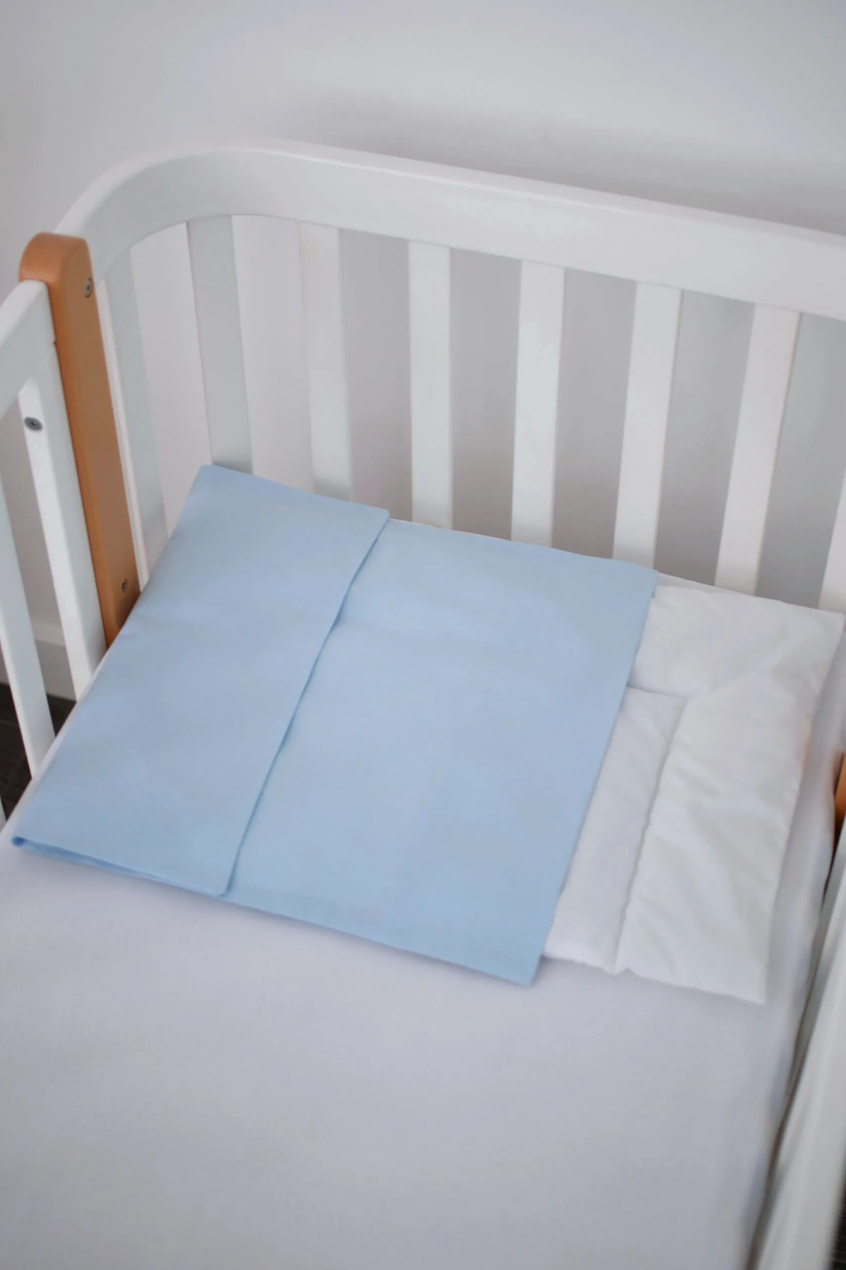 Змінна постіль Baby Veres Біло-блакитна з сердечками (3од.)