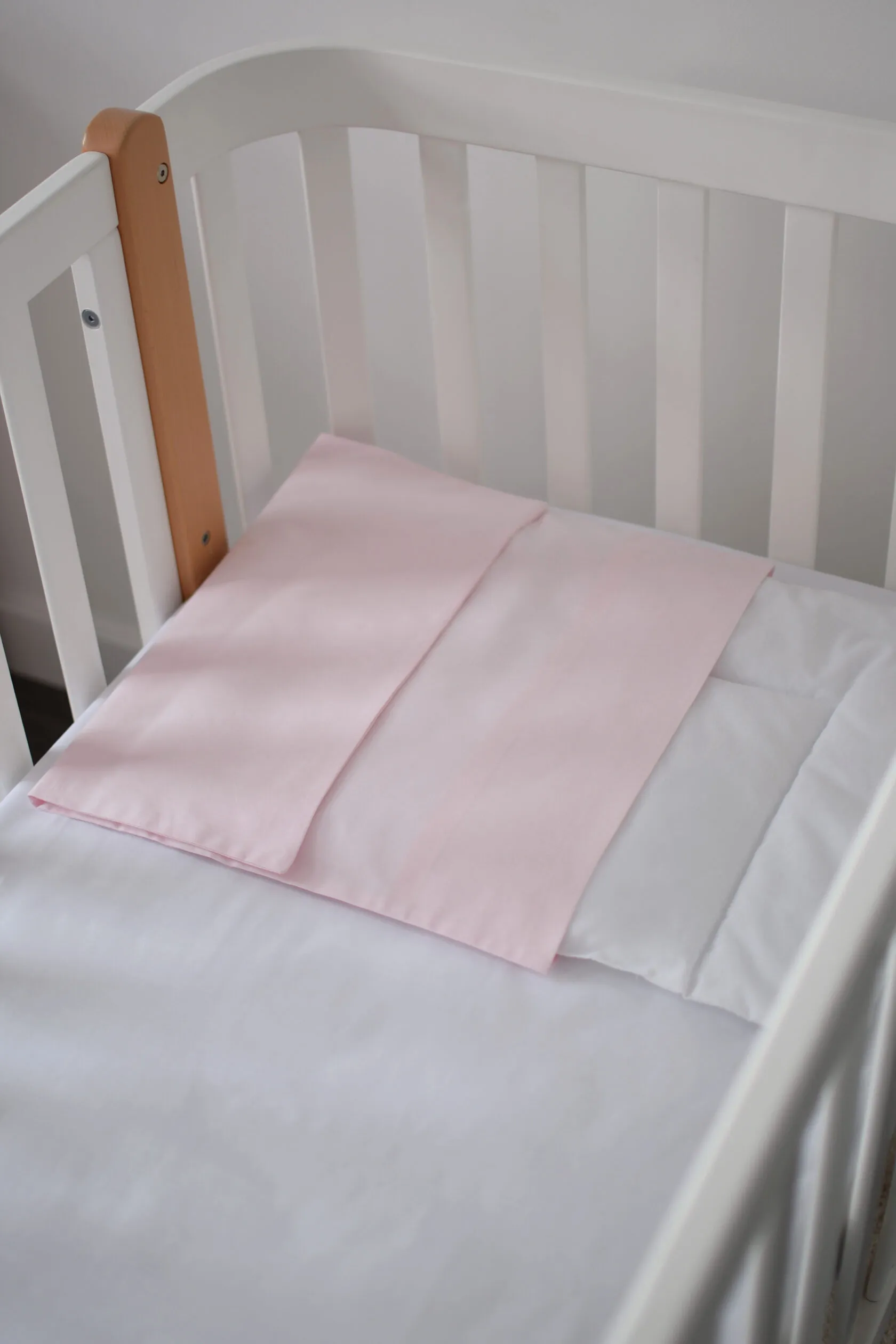 Змінна постіль Baby Veres Біло-рожева з сердечками (3од.)