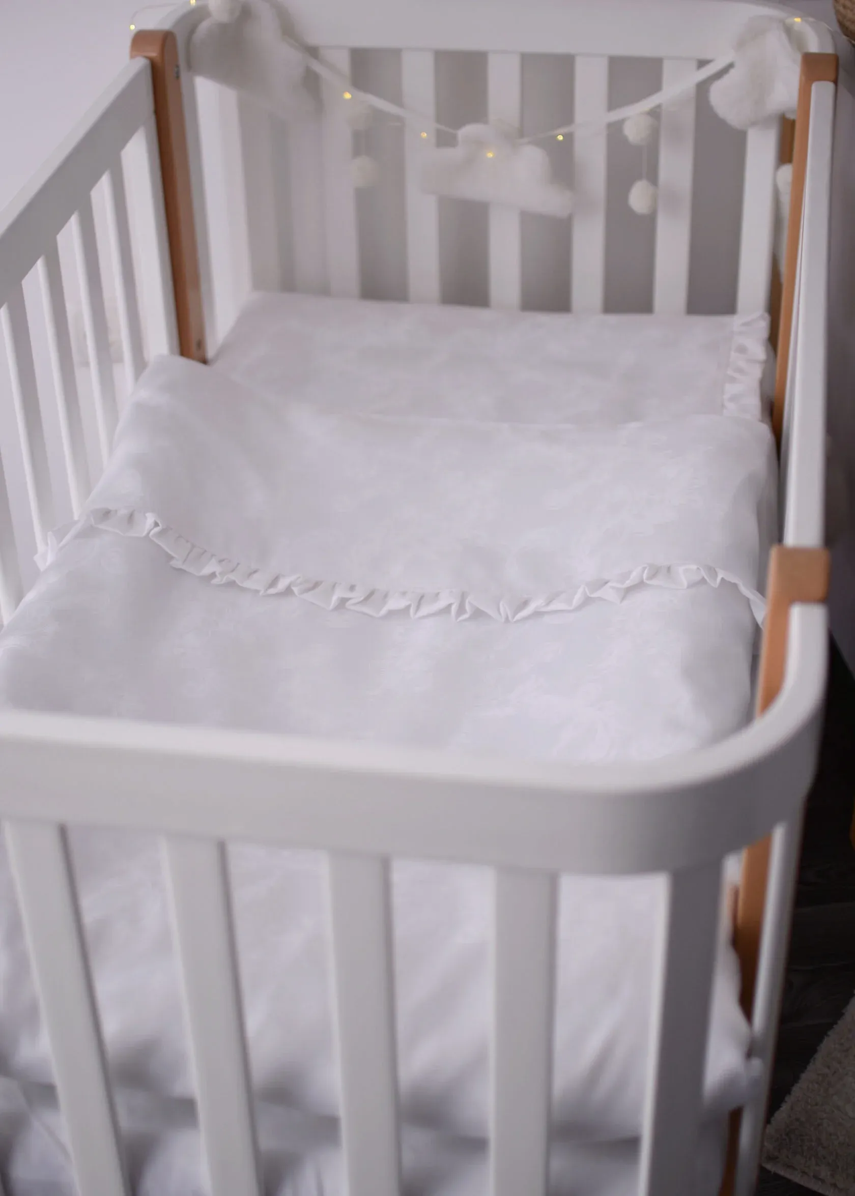 Змінна постіль Baby Veres Сатин жакард білий