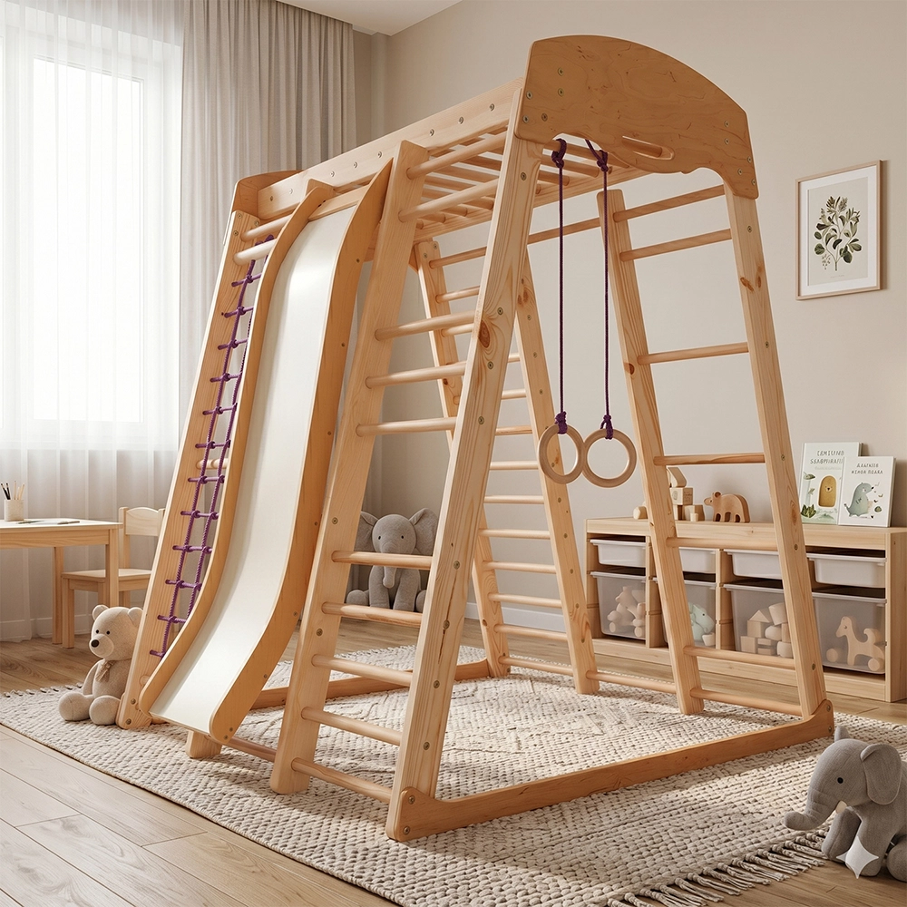 Спортивний комплекс для дому SportBaby «Акварелька» Wood