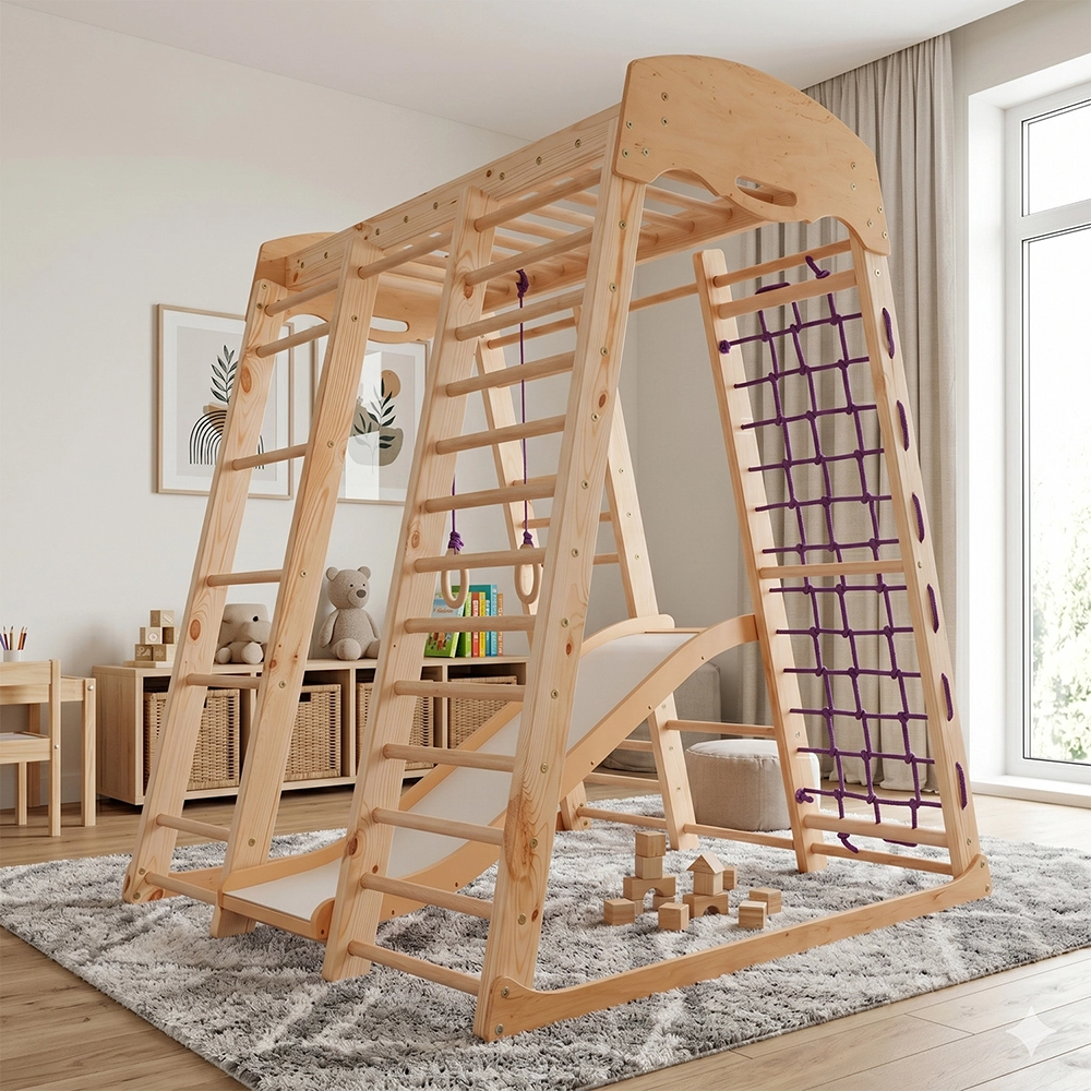 Спортивний комплекс для дому SportBaby «Акварелька» Wood