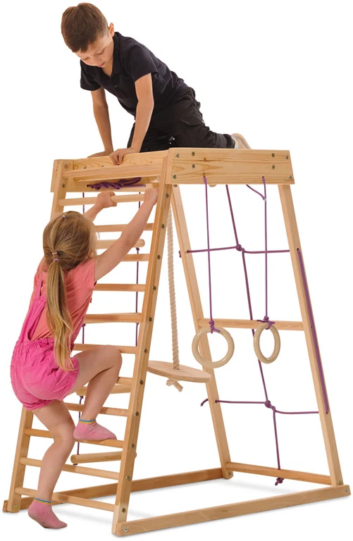 Спортивний комплекс вуличний SportBaby «Акварелька-outdoor 4»