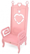 Стул детский IndigoWood Трон pink